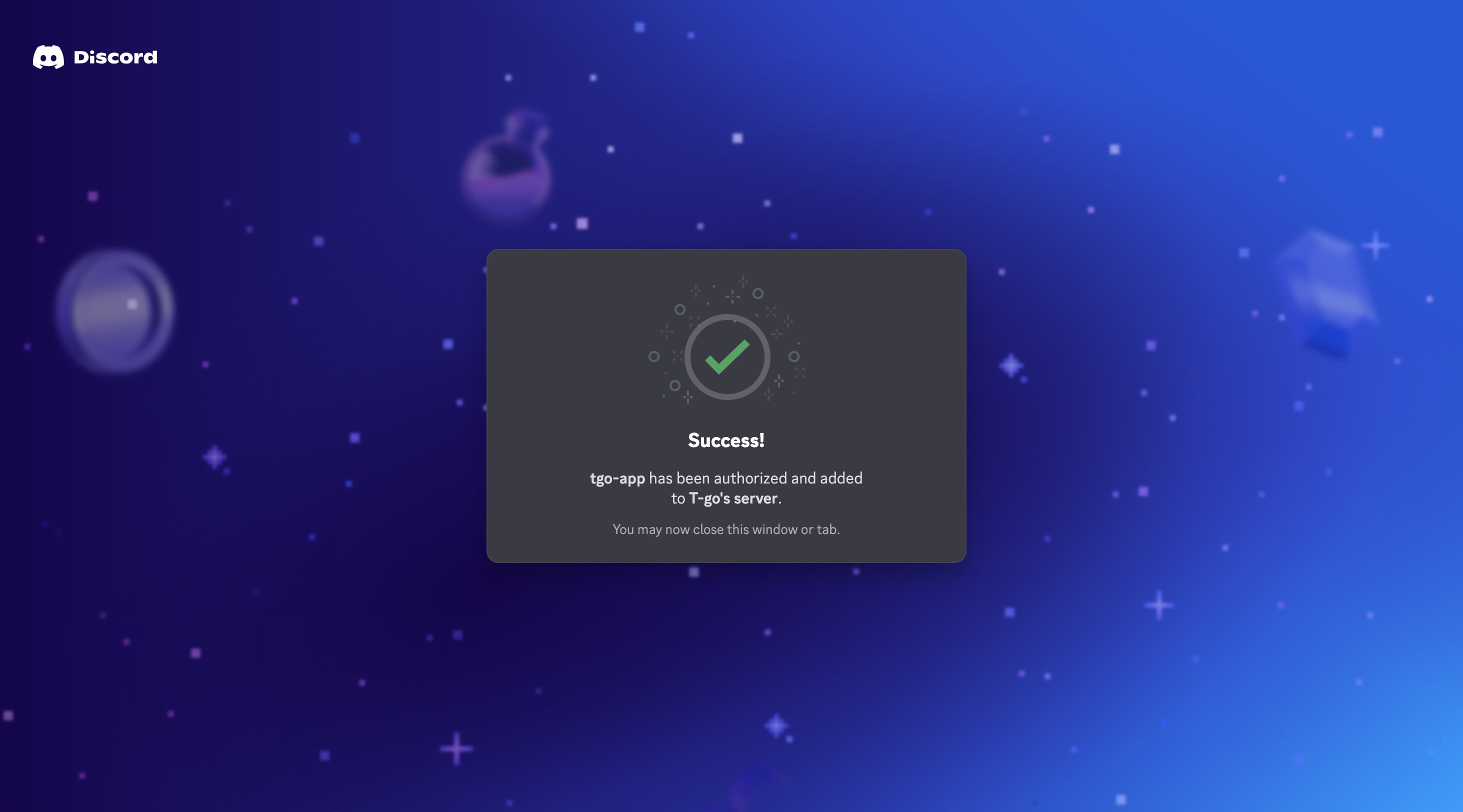 Confirm invite - step 3.5