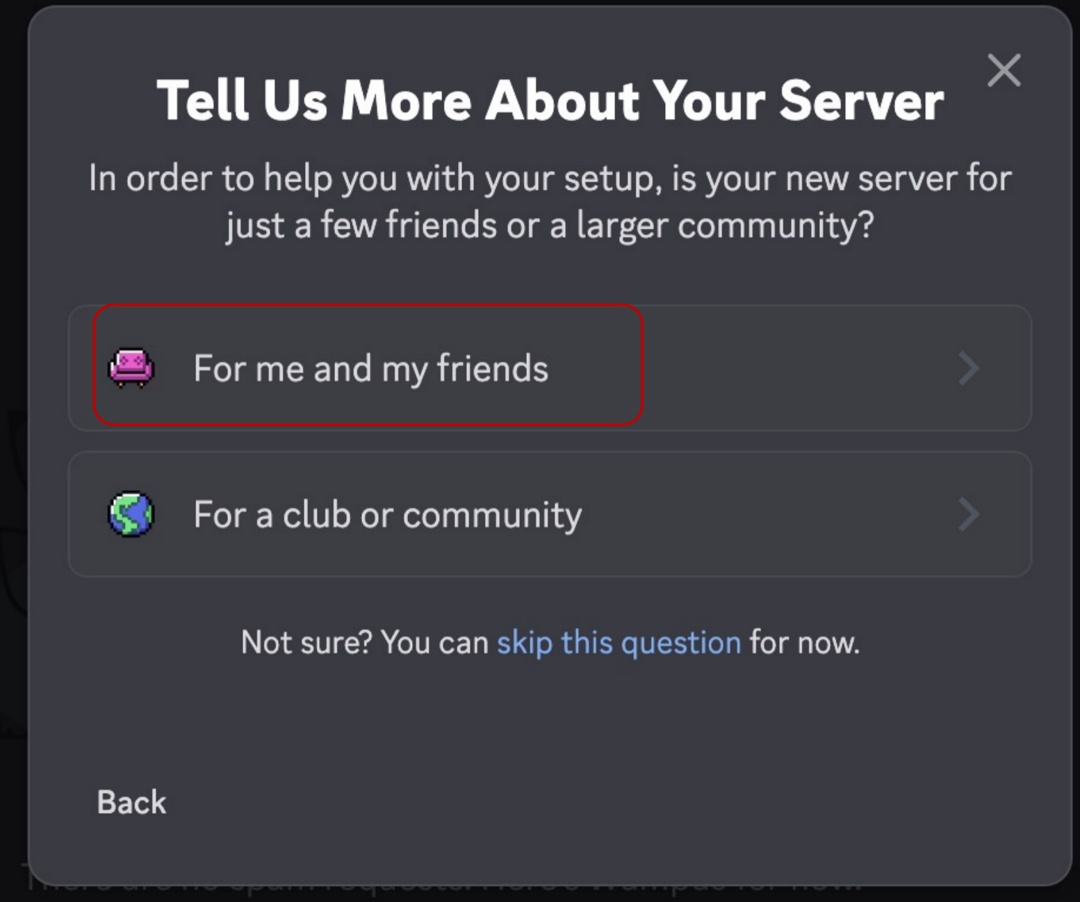 Create server - step 4.2