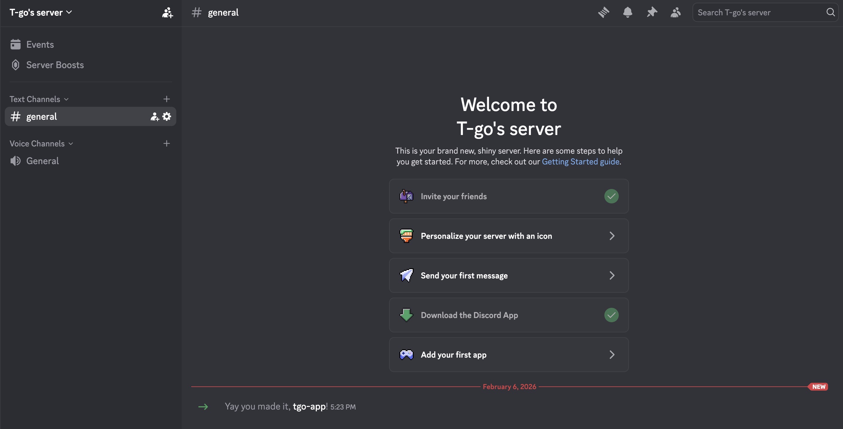 Create server - step 4.4