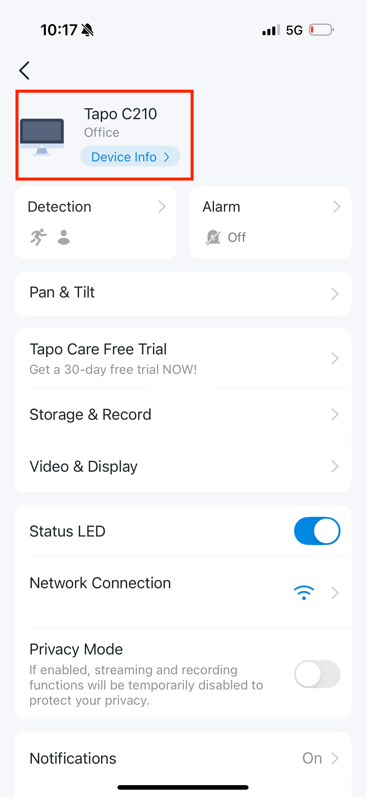 Device information entry